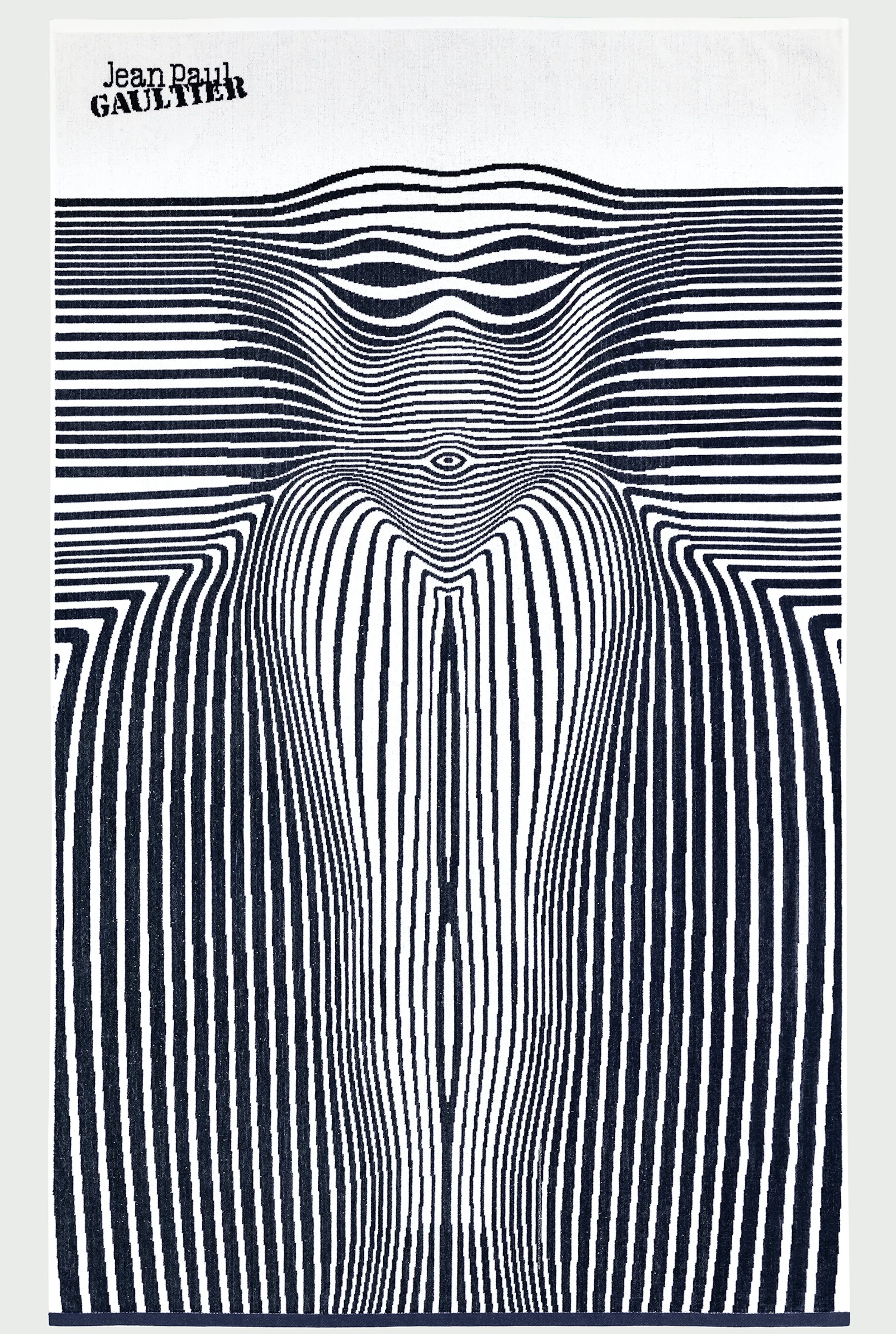 Jean Paul The Body Morphing Towel White/Navy Shop